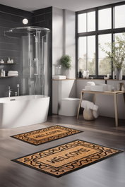 Mijölnir Juego de alfombrillas de baño CT-5154 de 2 piezas